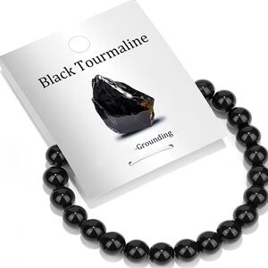 ⭐️ Black Tourmaline Beaded Bracelet Only-no tag attached